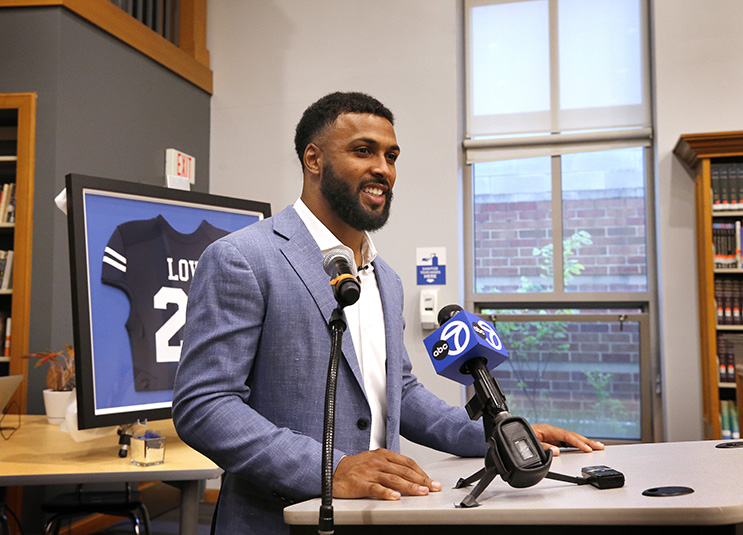Nazareth Academy honors alumnus now in the NFL Chicagoland Chicago